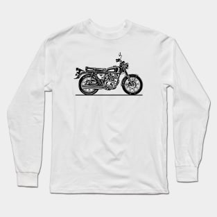 CB350 Super Sport Sketch Art Long Sleeve T-Shirt